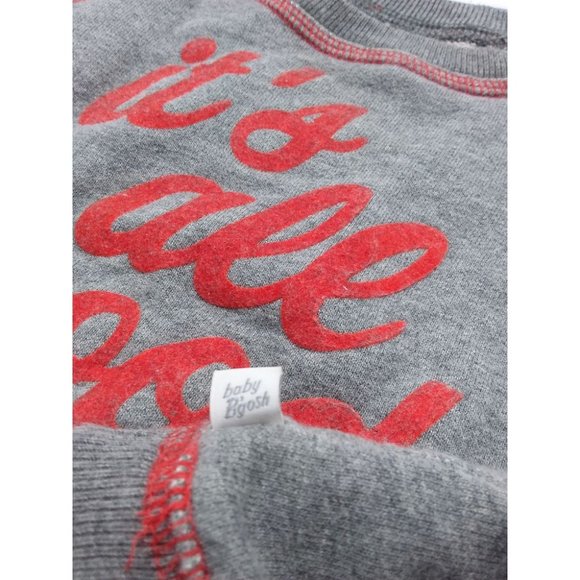 Baby B'Gosh It's All Good Infant Sweatshirt Grey Size 12 Months - Picture 3 of 7